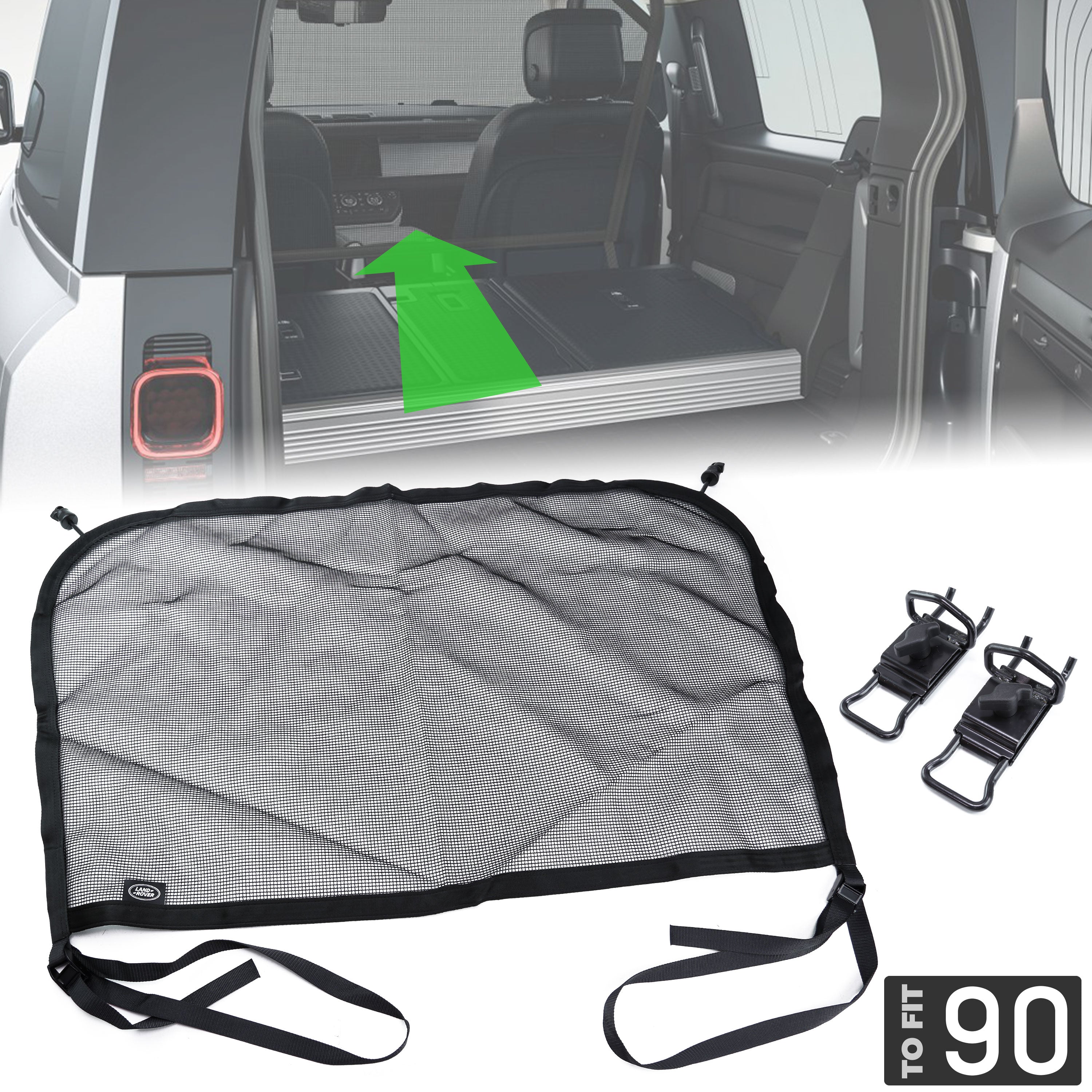Genuine Loadspace Partition Net for Land Rover Defender L663 (90 ...