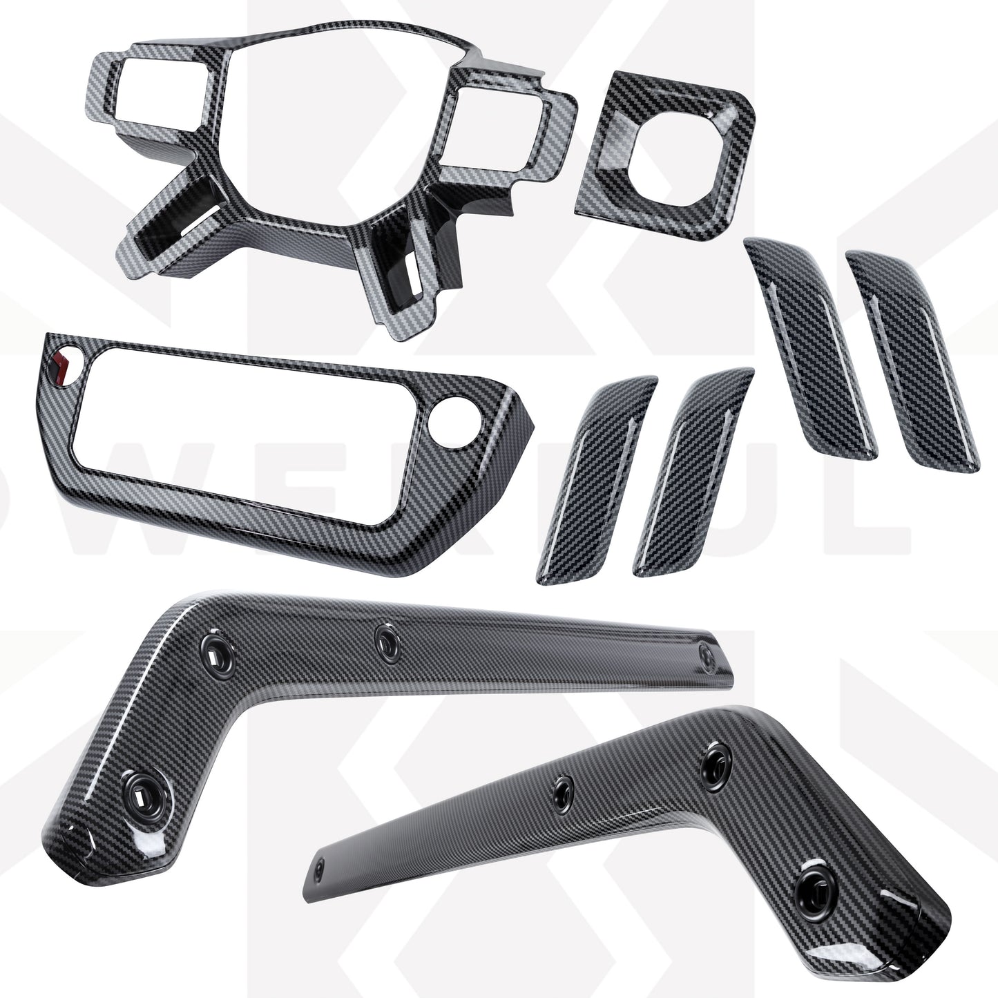 Interior Trim Kit for Land Rover Defender L663 - Carbon Fibre