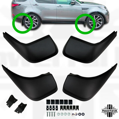Mudflap kit Front+Rear 4 pc for Land Rover Discovery 5
