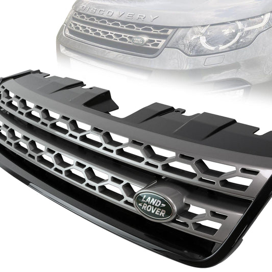 Front Grille for Land Rover Discovery Sport (2014-19) - Genuine - Black & Dark Atlas