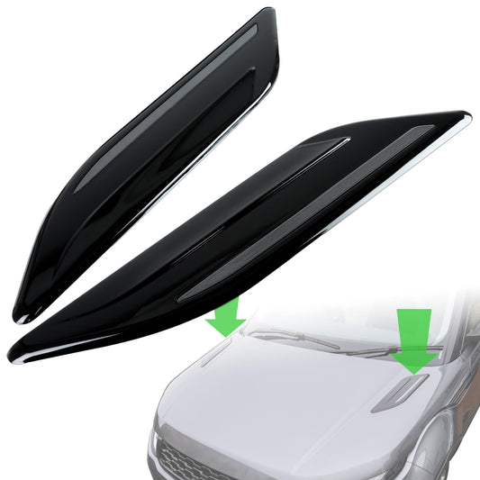 Dummy Bonnet Vents (Type 2) - 'Black & Grey' for Range Rover Evoque