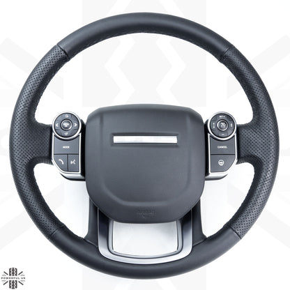 Steering Wheel - Non Heated -All Leather - Perforated Grip for Range Rover Sport L494