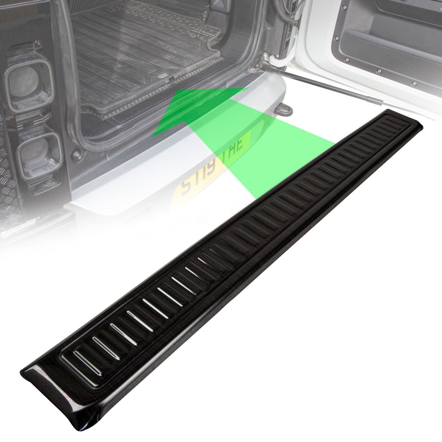 Rear Loadspace Finisher COVER - Black - for Land Rover Defender L663
