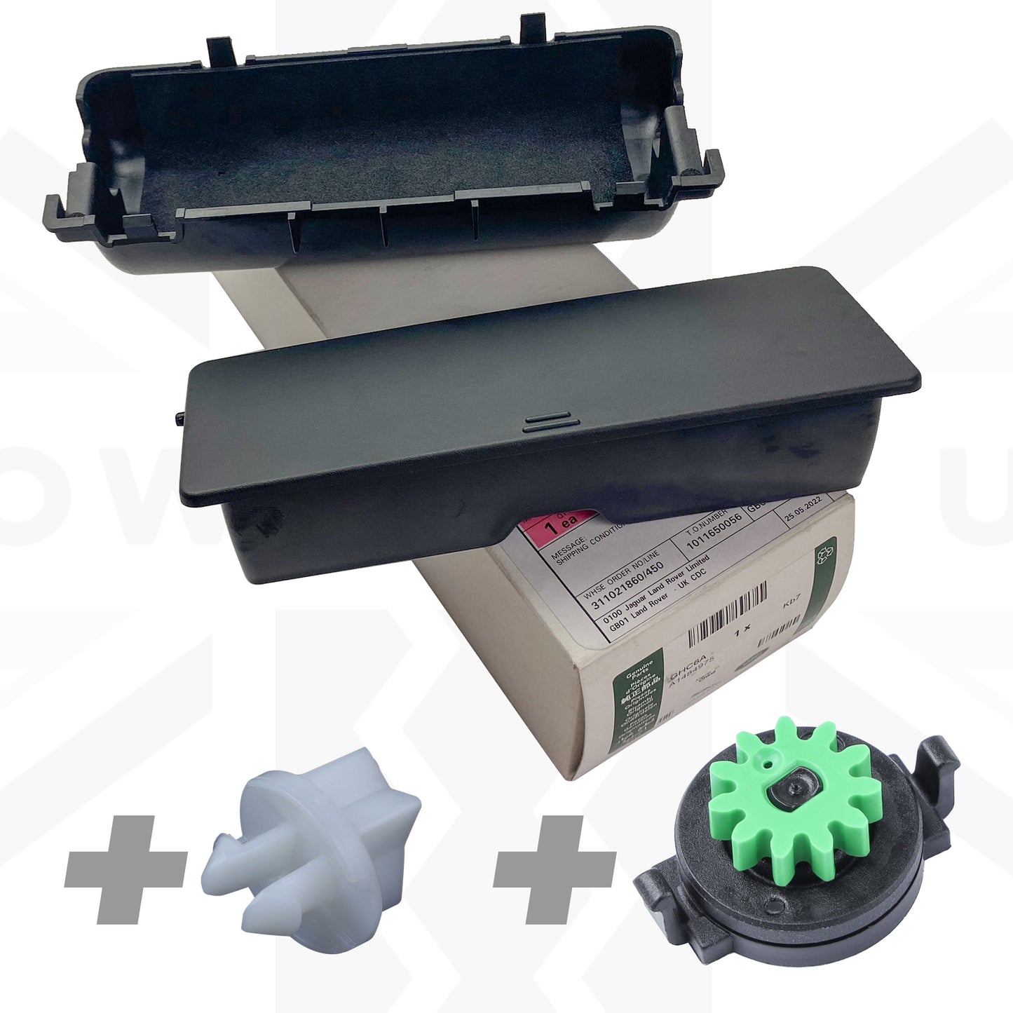 Genuine Sunglasses Holder Upgrade / Repair kit for Land Rover Discovery Sport - Black