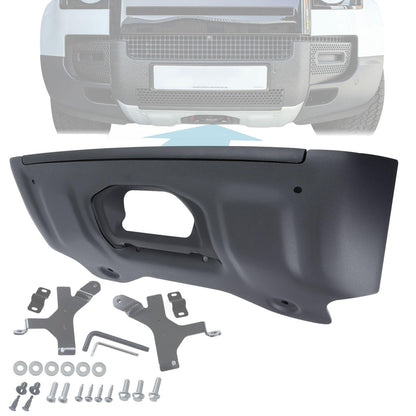 Front Aluminium Skid Plate (Aftermarket - Easy-Fit) for Land Rover Defender L663 - Black