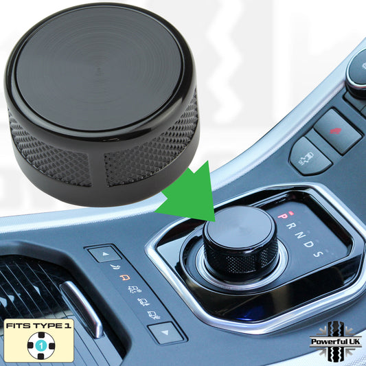 "Autobiography SVO Style" Gear Selector for Range Rover Evoque - Black (Type 1)