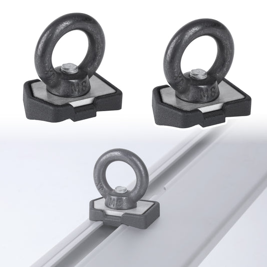 2x T-Slot Eyenut Mounts for Expedition Roof Rack/Cross Bars for Land Rover Defender L663