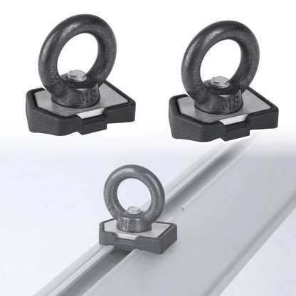 2x T-Slot Eyenut Mounts for Compact Roof Rack for Land Rover Freelander 2