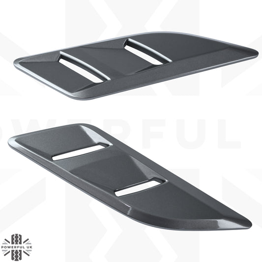 Bonnet Vent 'Double Louvre' Inserts for Range Rover Sport L494 - Corris Grey