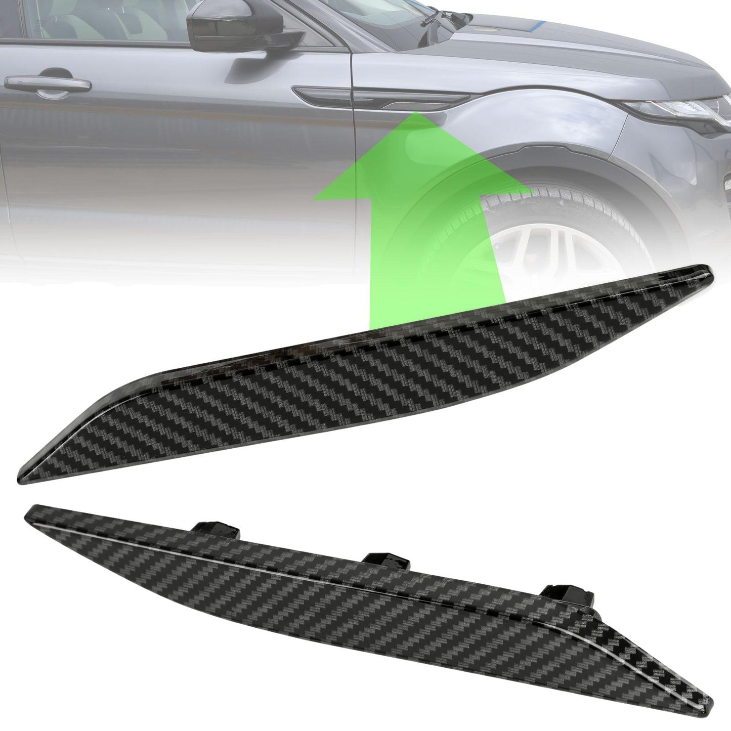 Side Vent Inserts - Carbon Fibre for Range Rover Evoque