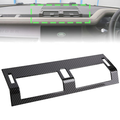 Centre Air Vent Cover Trim - Carbon Fibre - for Land Rover Defender L663