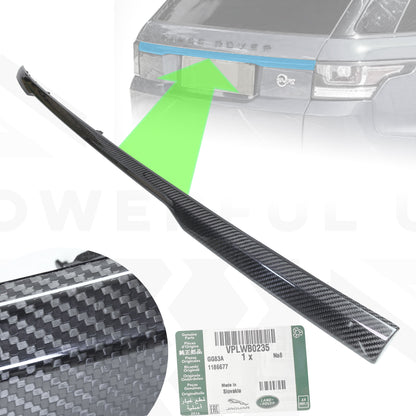 Range Rover Sport L494 Tailgate Replacement Trim  - Genuine - Carbon Fibre