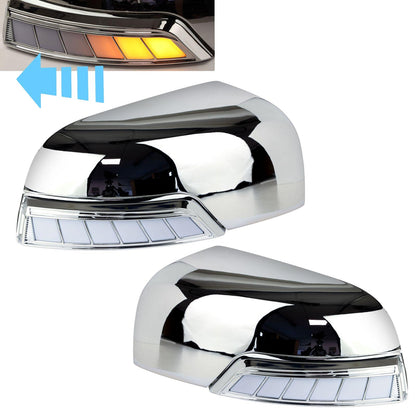 Wing Mirror LED Dynamic Indicator Kit for Ford Ranger T7 (2016-19) - Chrome