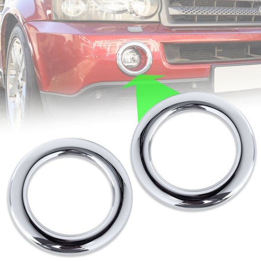 Fog Bezel Covers for Range Rover Sport 2005-09 - Chrome