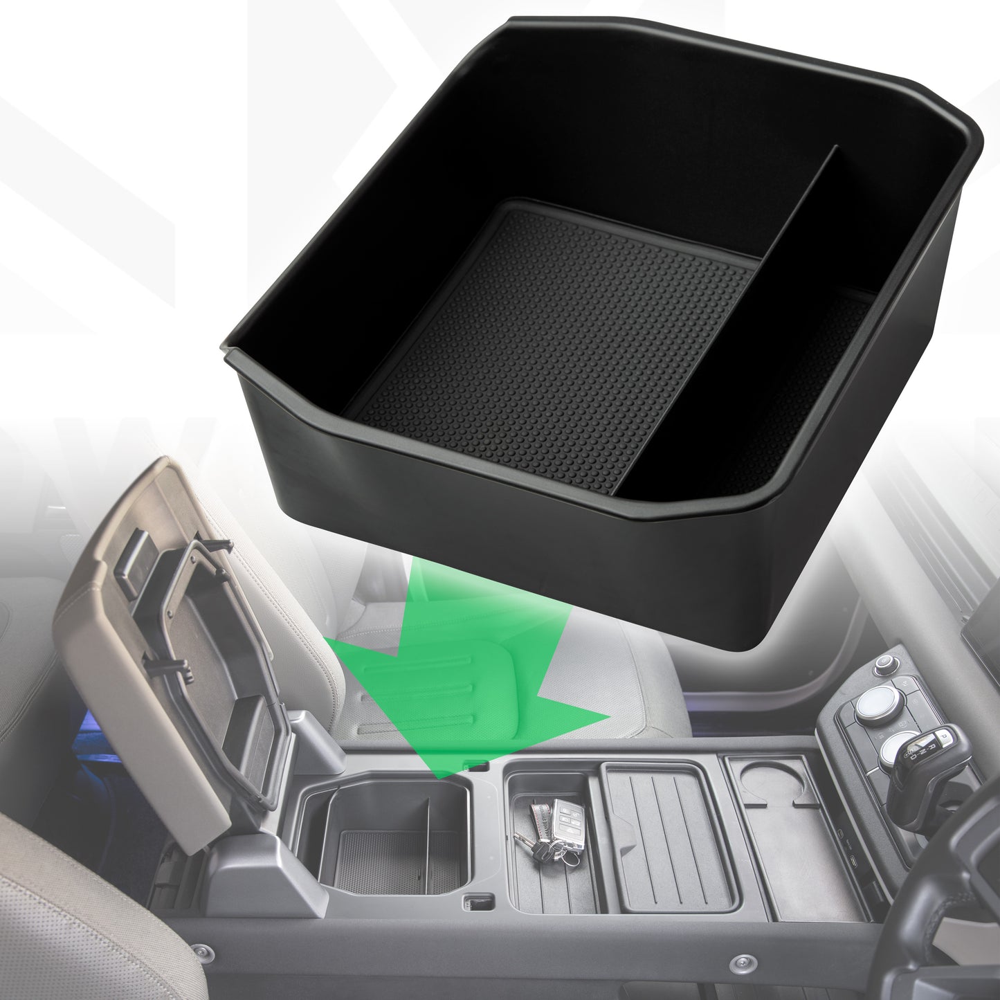 Front Armrest Storage Tray for Land Rover Defender L663 - Type A