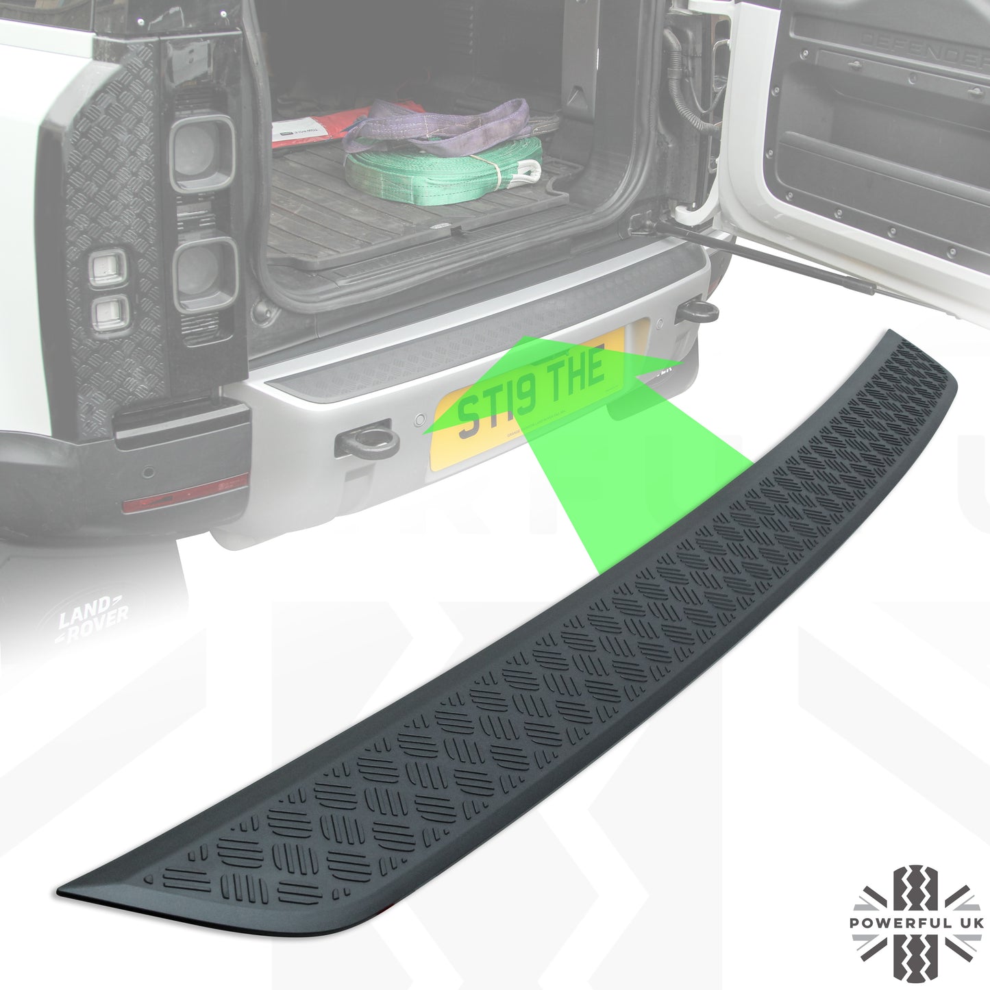 Chequer Plate 5pc Accessory Set (genuine) for Land Rover Defender L663