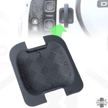 Chequer Plate Tailgate Handle Scuff Plate for Land Rover Defender L663