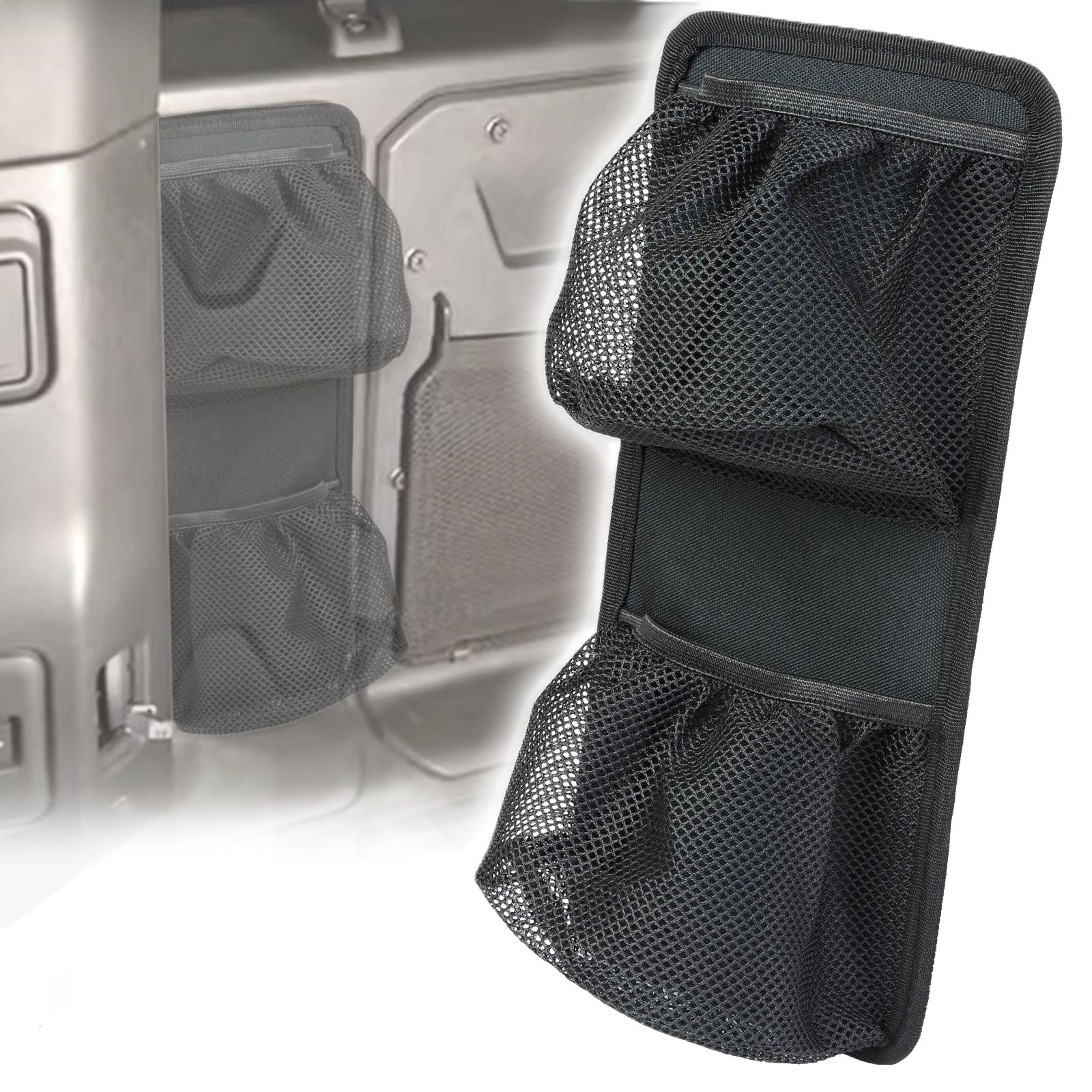 Range Rover Boot Tidy Boot Tidy/Organiser Mesh Pockets - for Land Rover Defender L663 ...