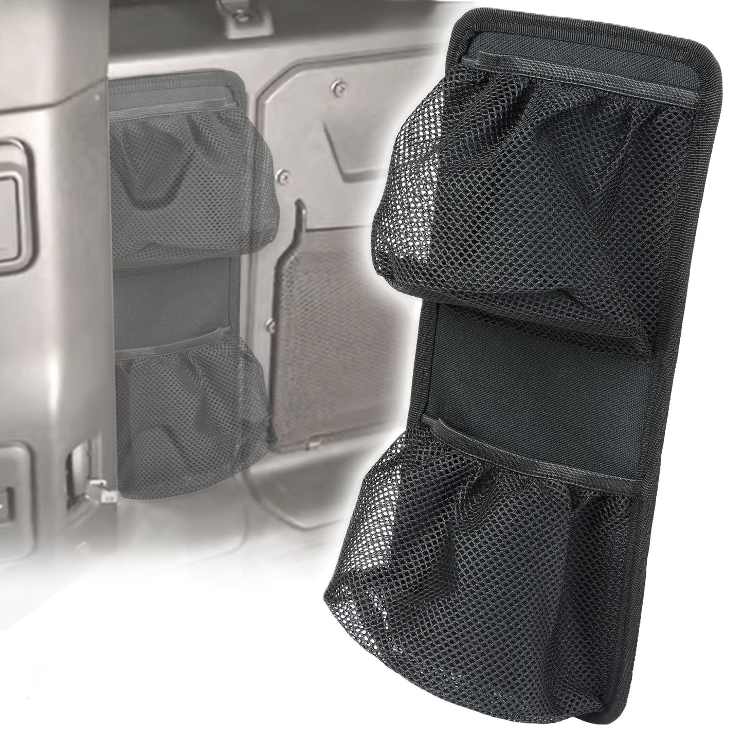 Boot Tidy/Organiser Mesh Pockets - for Land Rover Defender L663