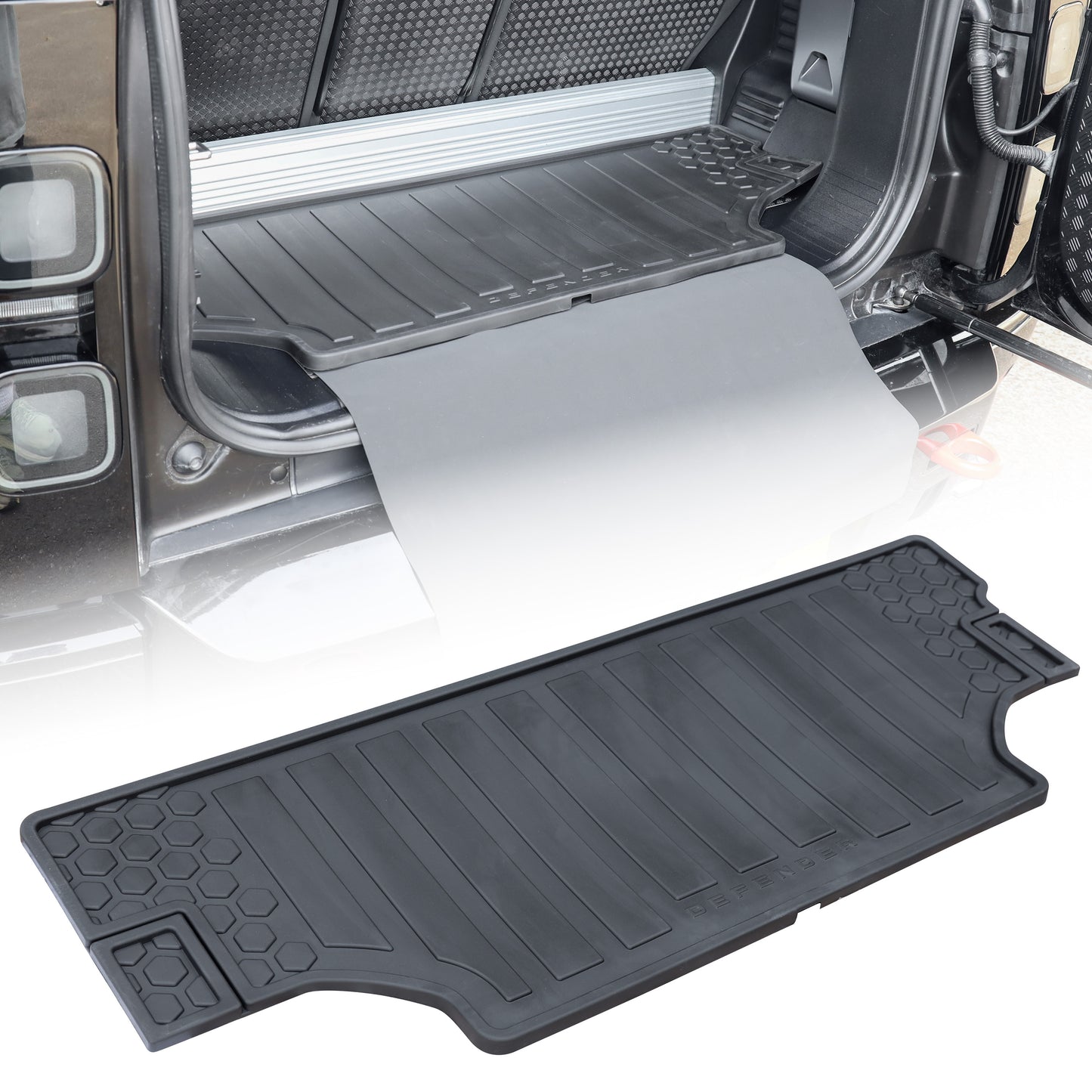 Rubber Boot Mat (Genuine) for Land Rover Defender L663 (90 models)