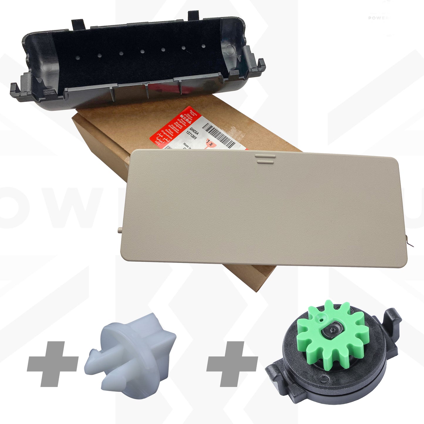 Genuine Sunglasses Holder Upgrade / Repair kit for Land Rover Discovery 5 - Oyster