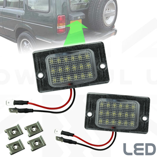 LED Rear Number plate light Kit for Land Rover Discovery 1 & 2