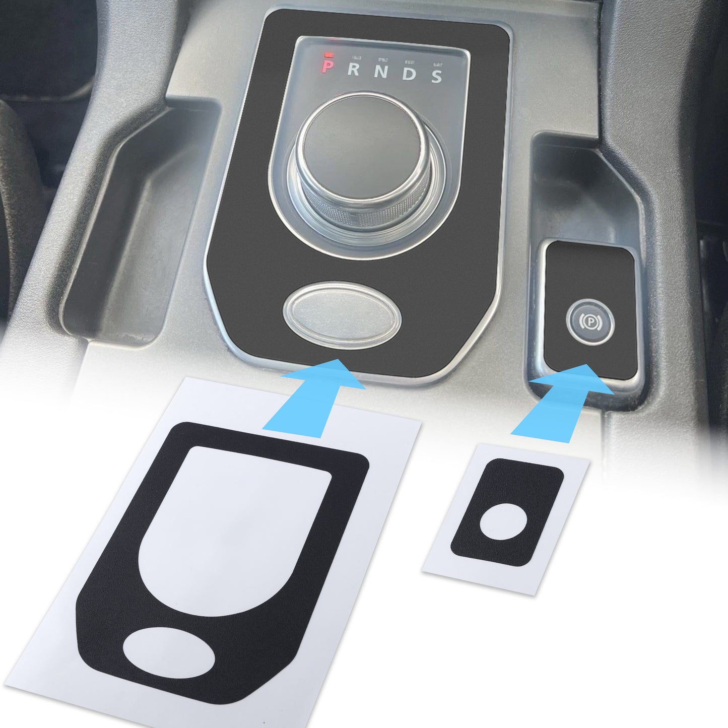 Cover Vinyl for Gear Surround and Handbrake for Land Rover Discovery 4