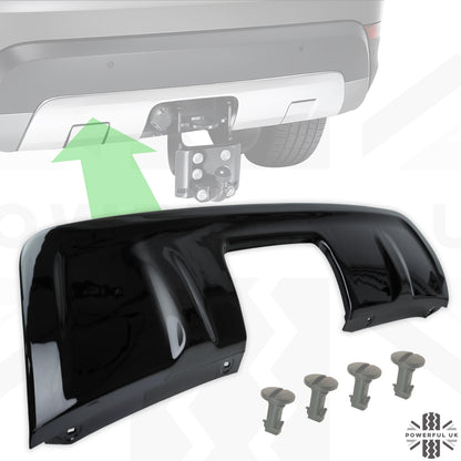 Rear Bumper "Dynamic" Tow Eye Cover FIXED TOW BAR - Black - for Land Rover Discovery 5