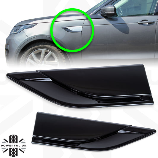 Side Vents - Gloss Black - for Land Rover Discovery 5 Dynamic