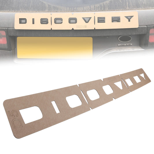 Rear Lettering Template for Land Rover Discovery 5