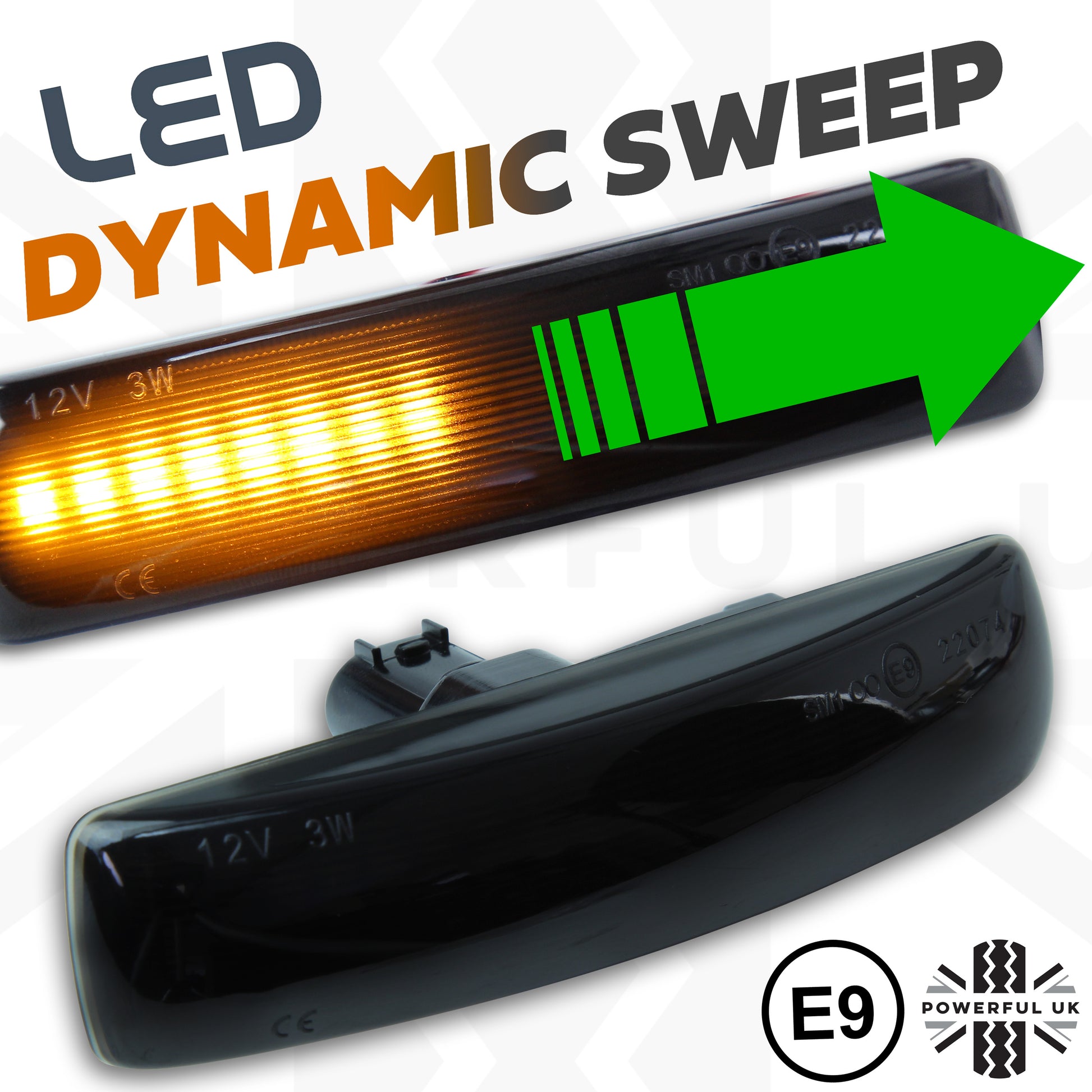Led Zijknipperlichten LED Dynamische Indicator Knipperlicht Voor Land Led Zijknipperlichten LED Dynamische Indicator Knipperlicht Voor Land