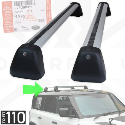 Roof Cross Bar Kit for Land Rover Defender L663 (110 model)
