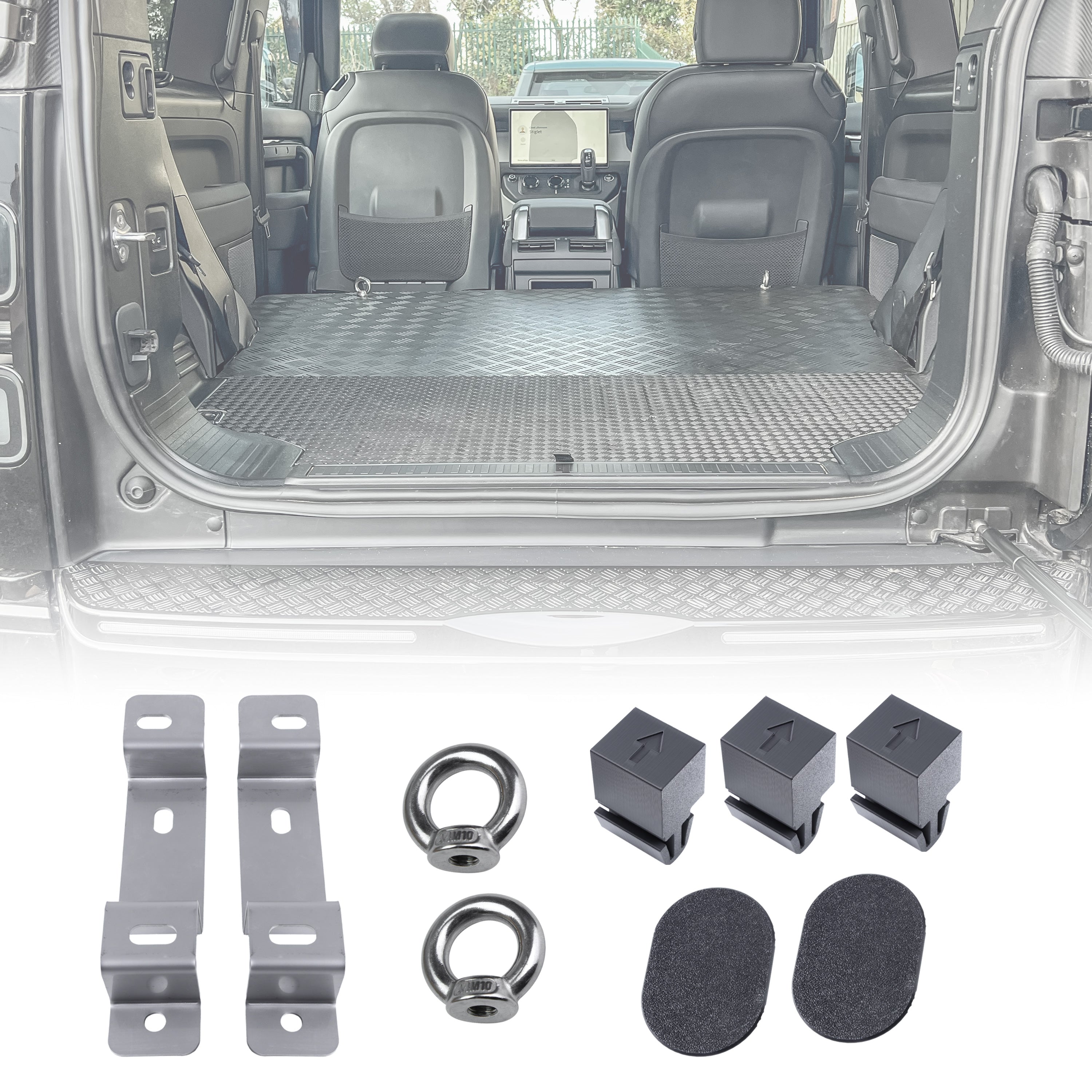 Land Rover Boot Defender Box Flat Floor Boot Conversion Kit for Land Rover Defender L663 90 - Base ...