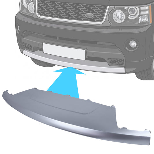 Front Tow Eye Cover for Range Rover Sport 2010 Autobiography Front Bumper - Silver - Aftermarket