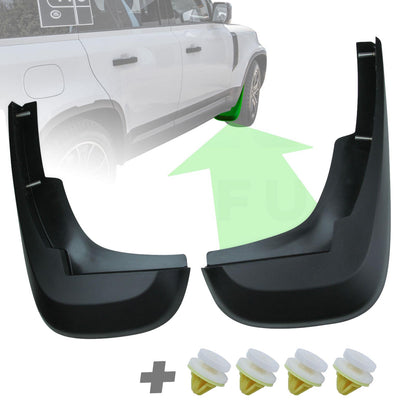 Front Mudflaps - Standard Design - Genuine - for Land Rover Defender L663