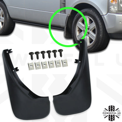 Front Mudflap Kit for Range Rover L322