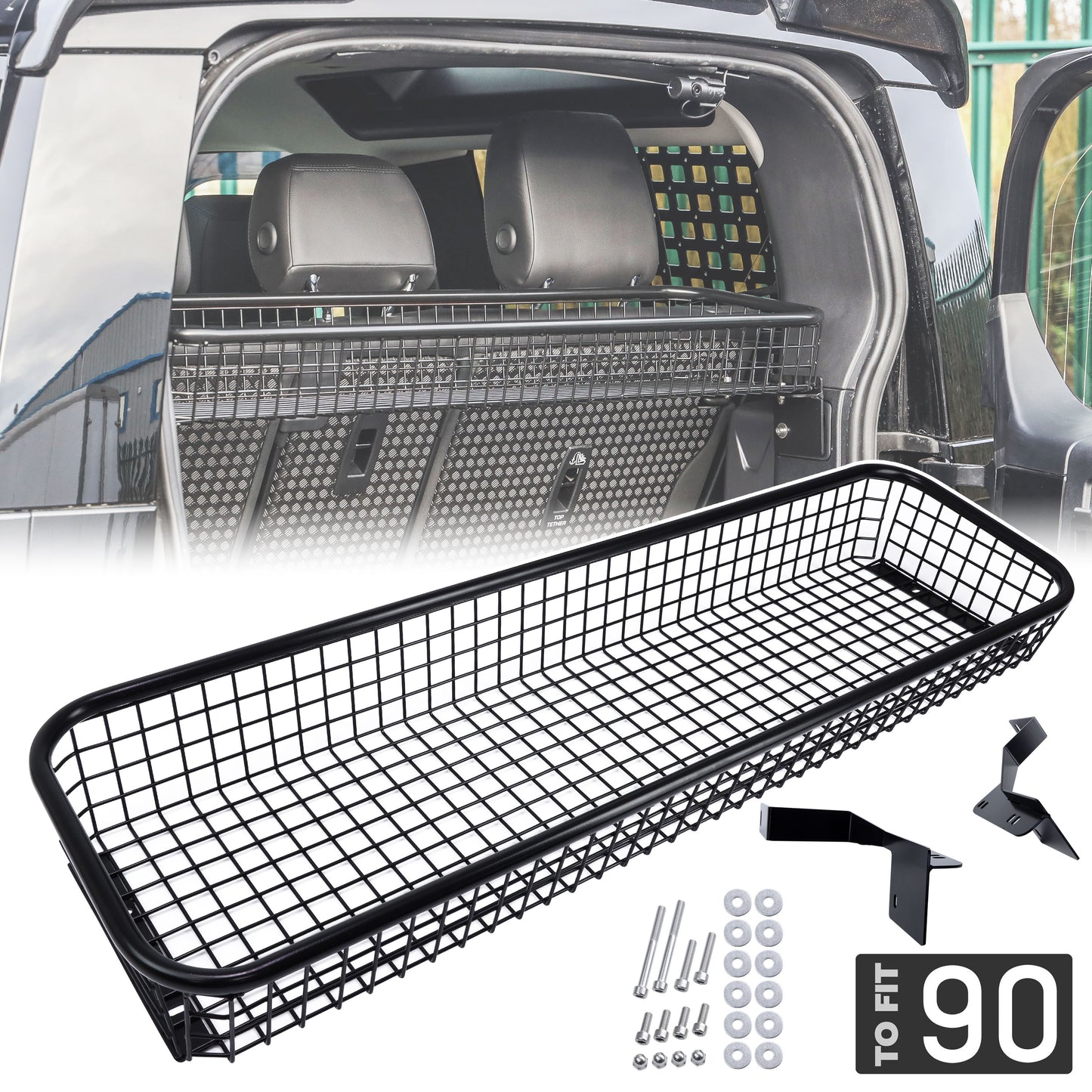 Mesh Luggage Rack for Land Rover Defender L663 (90 model)