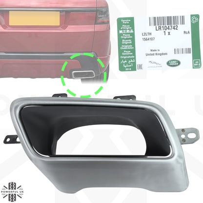 Genuine Exhaust Finisher for Range Rover Sport L494 2018 - RIGHT
