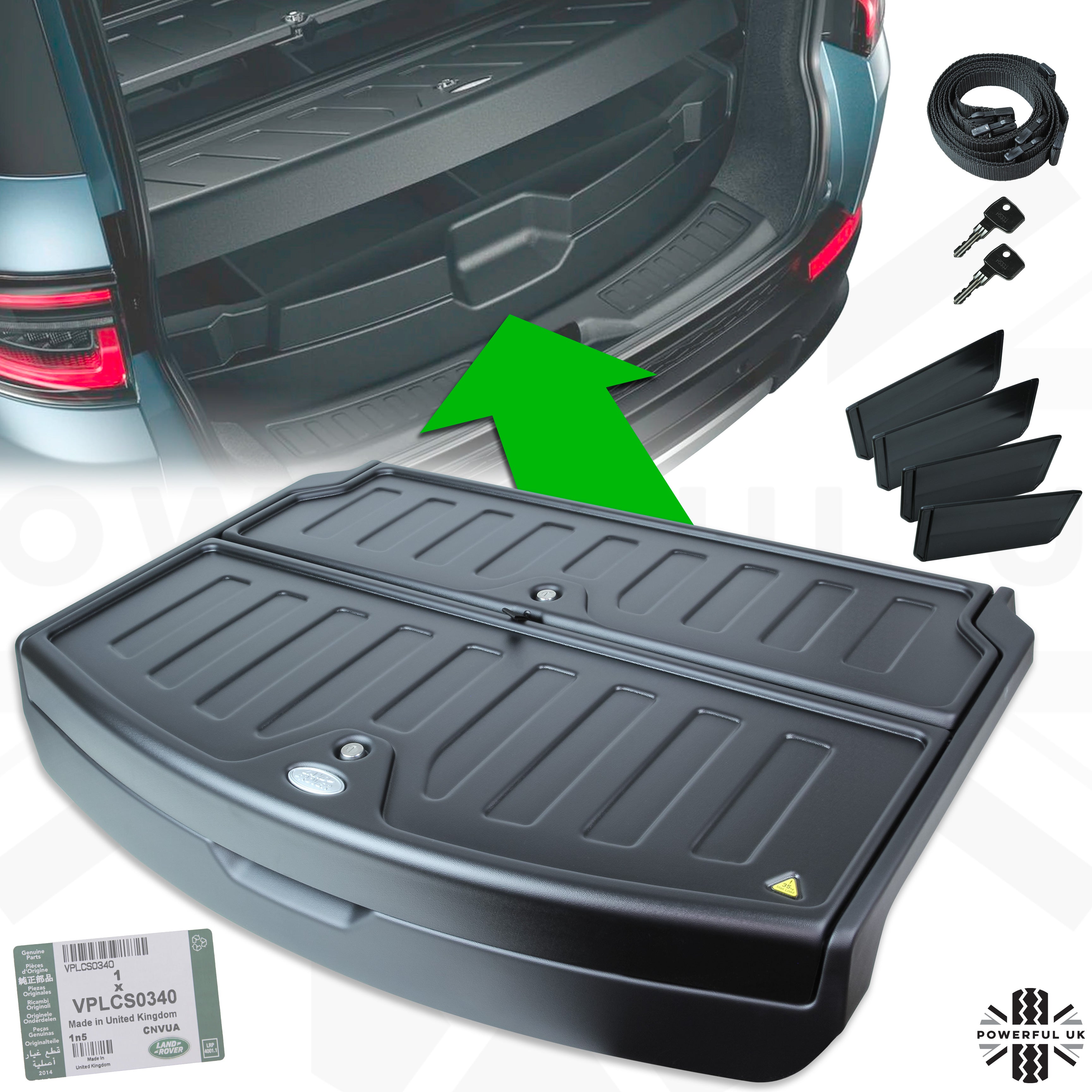 Boot Loadspace Organiser Box for Land Rover Discovery Sport – Powerful UK