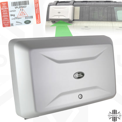 Genuine Side Mounted Box in Silver for Land Rover Defender L663 - 90 & 110