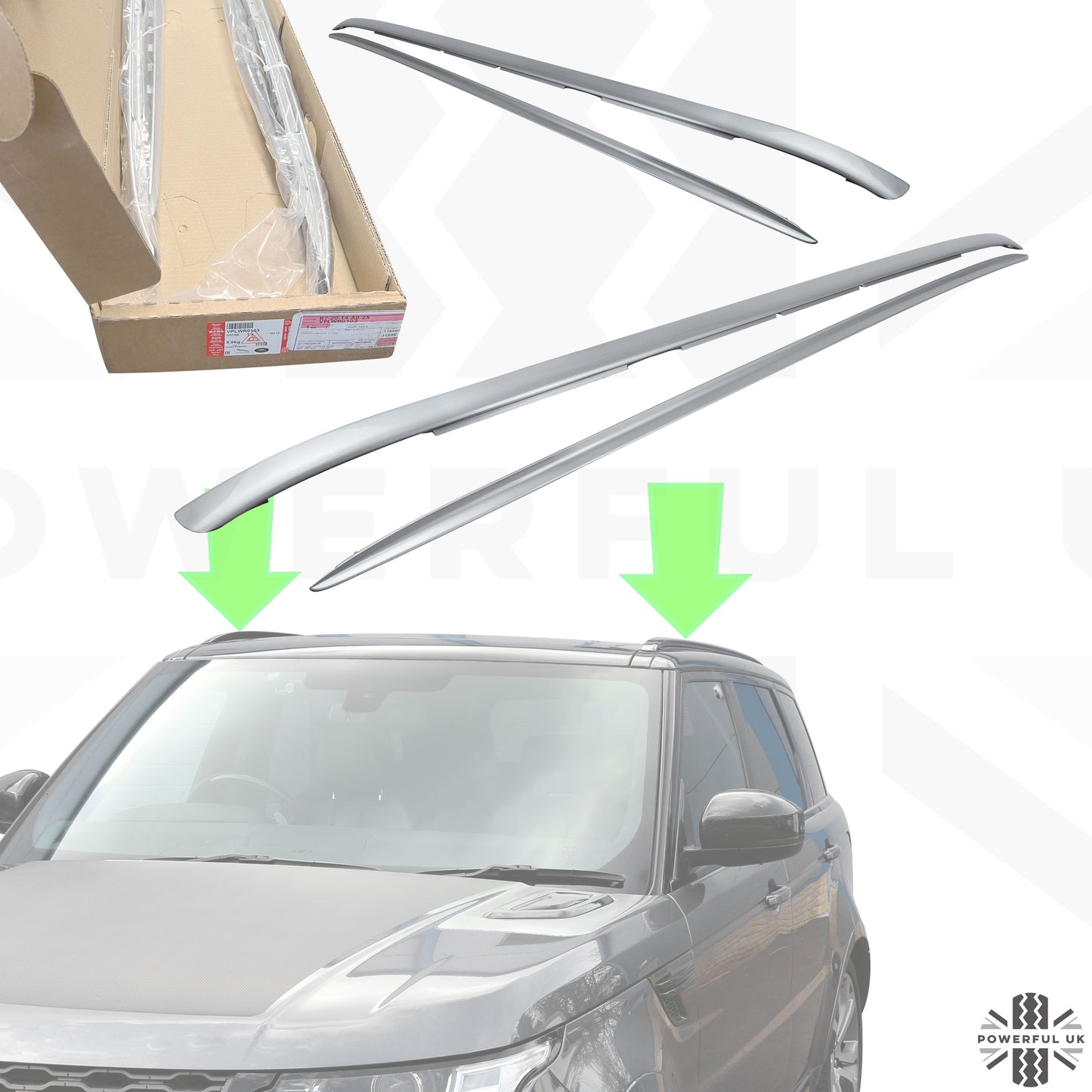 Roof Rails for Range Rover Sport L494 - Silver - Genuine