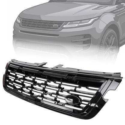 2024 Facelift Design All Gloss Black Front Grille for Range Rover Evoque 2 (2019+)