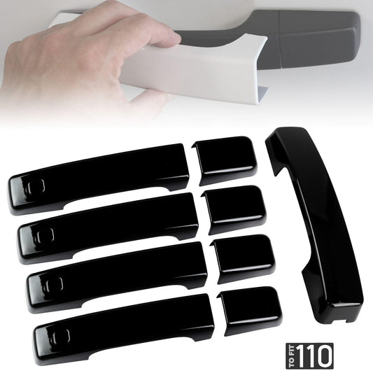 Door & Tailgate Handle Covers - Santorini Black - for Land Rover Defender L663 (110/130)