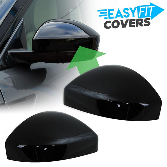 Mirror Covers - Gloss Black - for Jaguar E-Pace