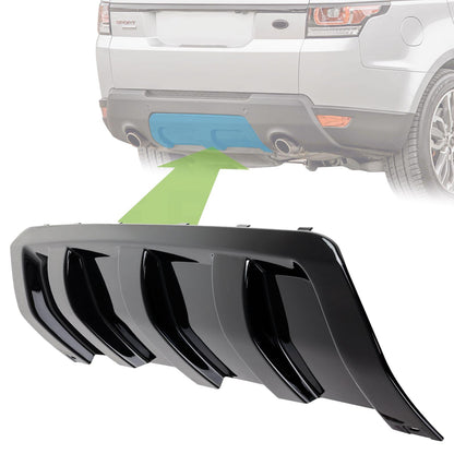 Diffuser Style Rear Tow Eye Cover for Range Rover Sport L494 2014-17