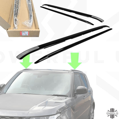 Roof Rails and Cover Strip Kit for Range Rover Sport L494 - Black - Genuine