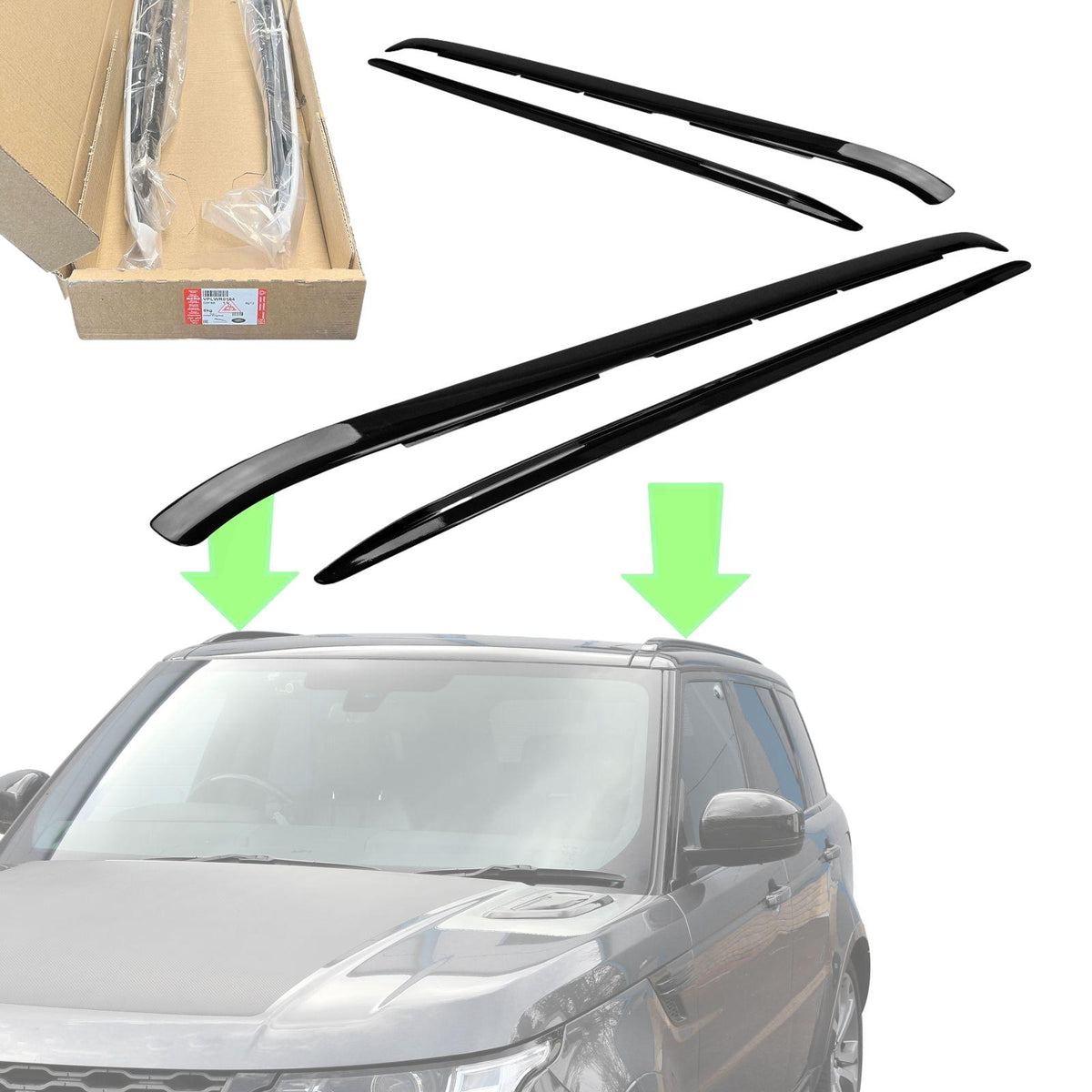 Roof Rails for Range Rover Sport L494 - Black - Genuine – Powerful UK
