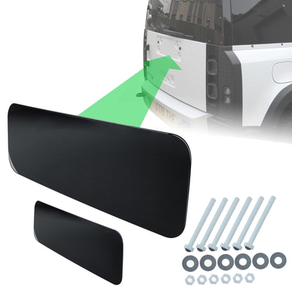 Spare Wheel Delete Cover Set for Land Rover Defender L663 - Gloss Black