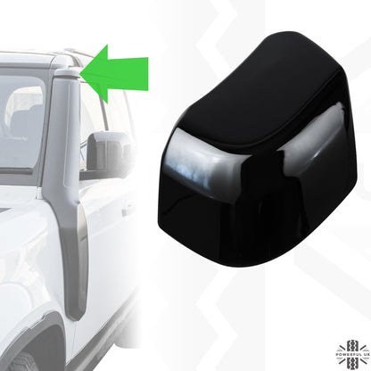 Replacement Snorkel Top Cap in black for Land Rover Defender L663