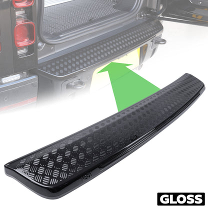 HSX Extended Rear Bumper Cover for Land Rover Defender L663 - Gloss Black